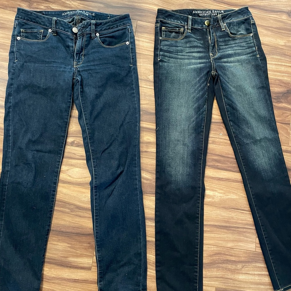 AE skinny jeans, size 6
